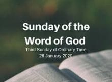 Sunday the word of God