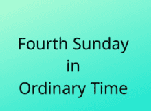 fourth -Sunday- ord -time